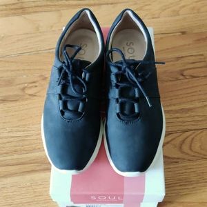 Naturalizer Soul Peace Smooth Black Women Sneakers Size 7W